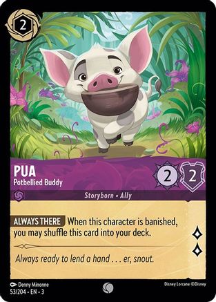 Pua - Potbellied Buddy (53/204) - Common - Cold Foil