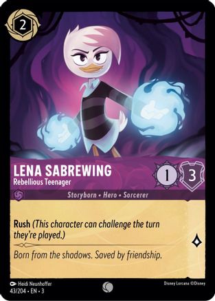Lena Sabrewing - Rebellious Teenager (43/204) - Common