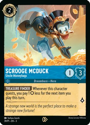 Scrooge McDuck - Uncle Moneybags (39) - Promo - Cold Foil