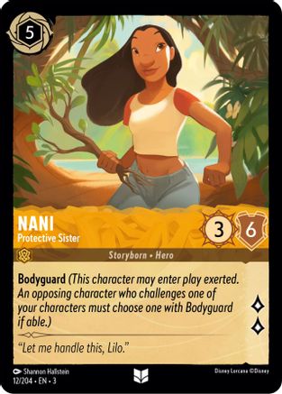 Nani - Protective Sister (12/204) - Uncommon - Cold Foil