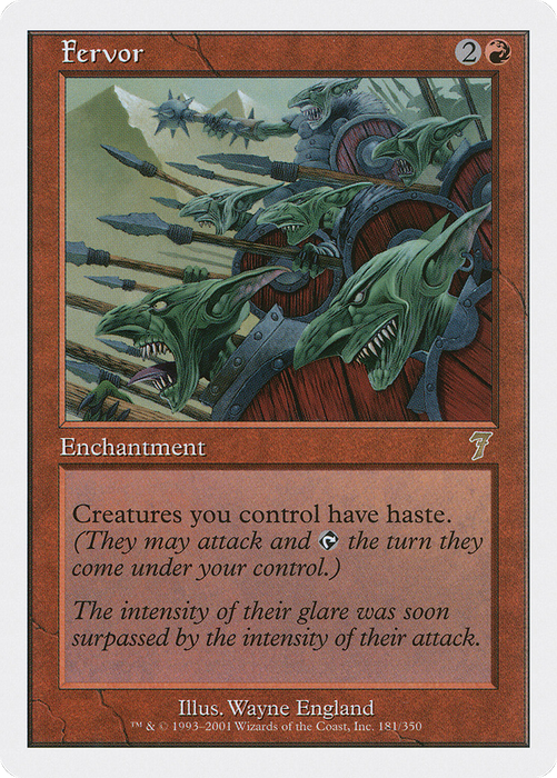 Fervor (7ED-181) - rare