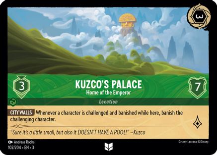 Kuzco's Palace - Home of the Emperor (102/204) - Inhabituelle