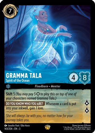 Gramma Tala - Spirit of the Ocean (143/204) - Legendary