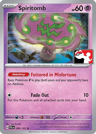 Spiritomb (089/193) - PPSC  - Rare
