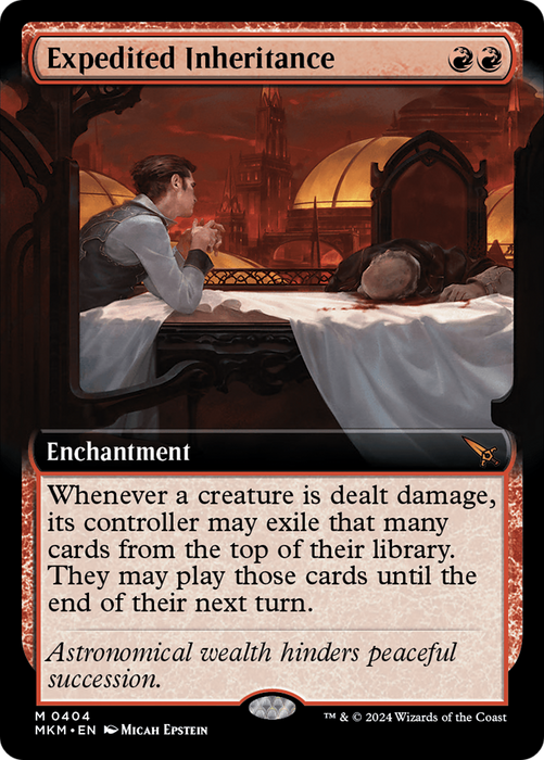 Expedited Inheritance (MKM-404) - mythic: (Extended Art)