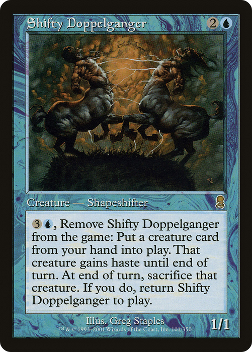 Shifty Doppelganger (ODY-101) - rare - Foil