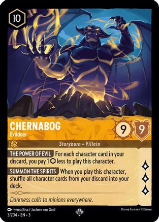 Chernabog - Evildoer (3/204) - Super Rare