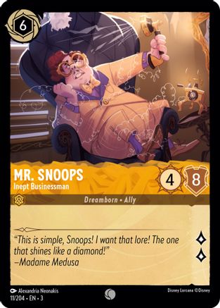 Mr. Snoops - Inept Businessman (11/204) - Common