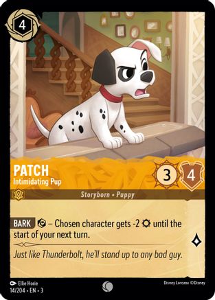 Patch - Intimidating Pup (14/204) - Common