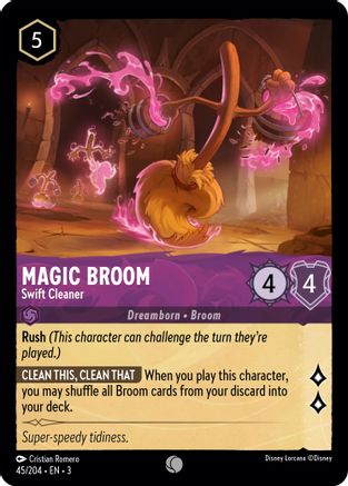 Magic Broom - Swift Cleaner (45/204) - Common - Cold Foil