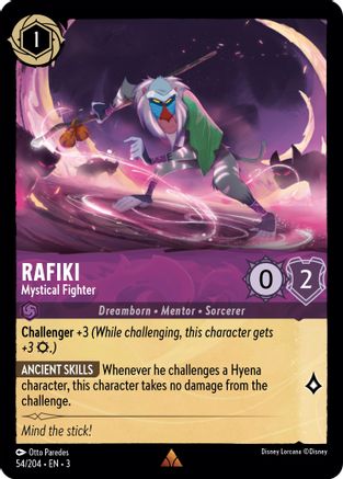 Rafiki - Mystical Fighter (54/204) - Rare