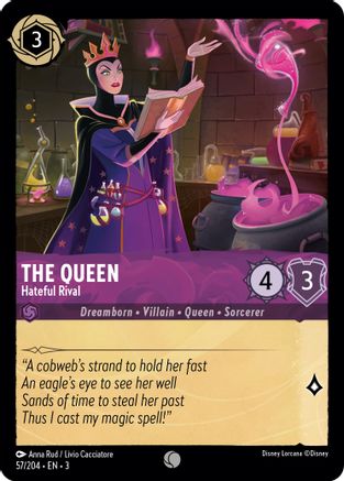 The Queen - Hateful Rival (57/204) - Common - Cold Foil