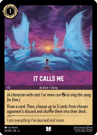 It Calls Me (61/204) - Uncommon - Cold Foil