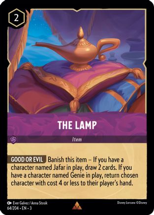 The Lamp (64/204) - Rare VF - Cold Foil