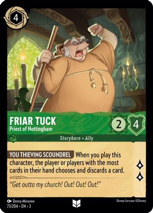 Friar Tuck - Priest of Nottingham (73/204) - Inhabituelle