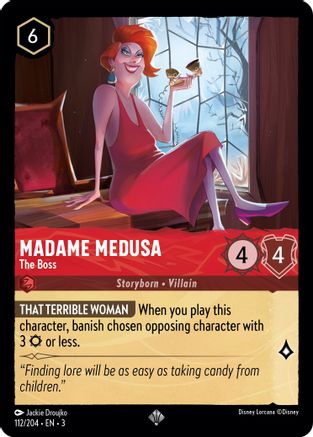 Madame Medusa - The Boss (112/204) - Très Rare VF