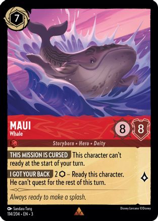 Maui - Whale (114/204) - Rare VF