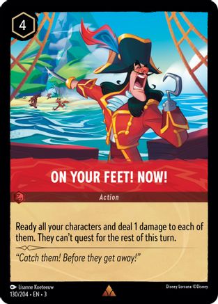 On Your Feet! Now! (130/204) - Rare VF - Cold Foil