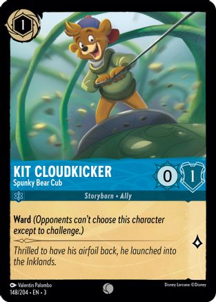 Kit Cloudkicker - Spunky Bear Cub (148/204) - Common