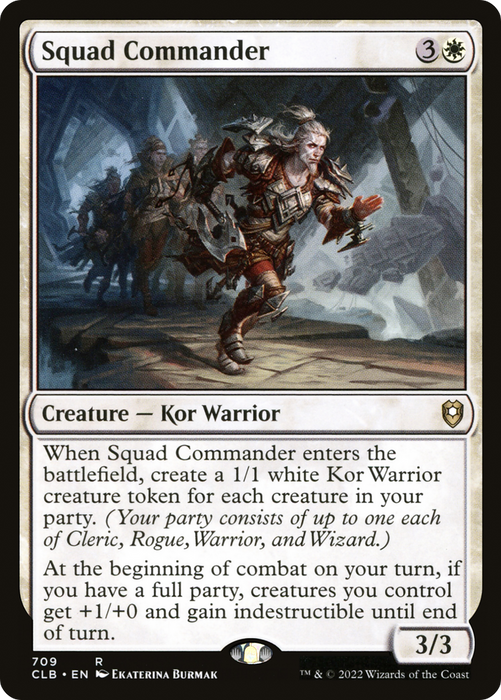 Squad Commander (CLB-709) - rare