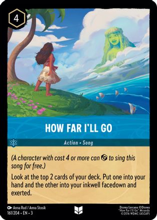 How Far I'll Go (161/204) - Inhabituelle - Cold Foil