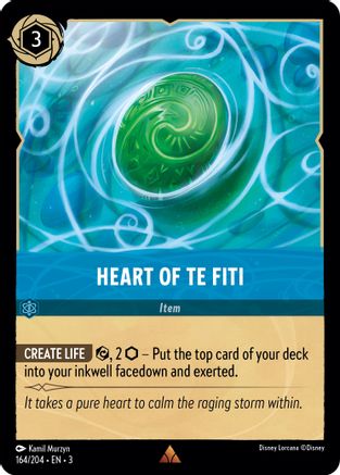 Heart of Te Fiti (164/204) - Rare VF