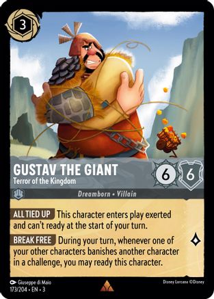 Gustav the Giant - Terror of the Kingdom (173/204) - Rare