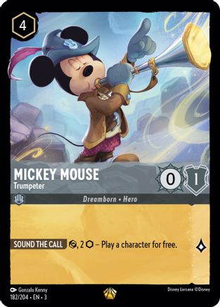 Mickey Mouse - Trumpeter (182/204) - Legendary