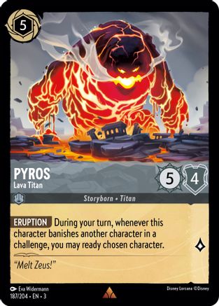 Pyros - Lava Titan (187/204) - Rare - Cold Foil