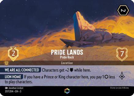 Pride Lands - Pride Rock (Enchanted) (207/204) - Enchanted - Holofoil