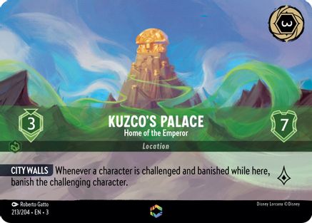 Kuzco's Palace - Home of the Emperor (Enchanted) (213/204) - Enchantée - Holofoil