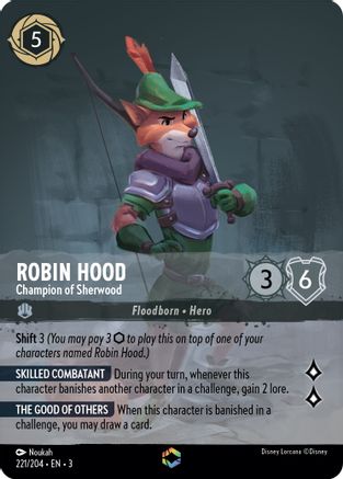 Robin Hood - Champion of Sherwood (Enchanted) (221/204) - Enchanted - Holofoil