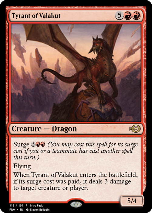 Tyrant of Valakut (PRM-59657) - rare - Foil