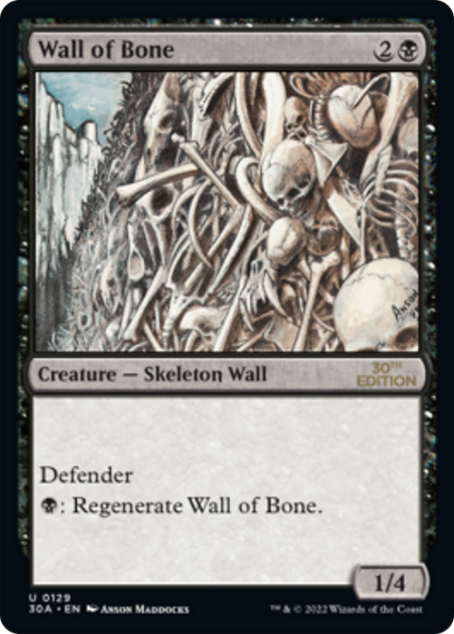 Wall of Bone (30A-129) - uncommon