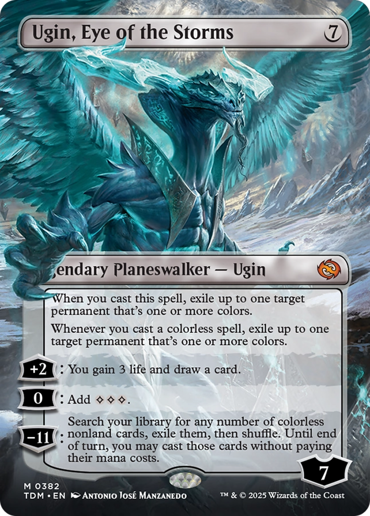 Ugin, Eye of the Storms // Ugin, Eye of the Storms (TDM-382) - mythic (Borderless)