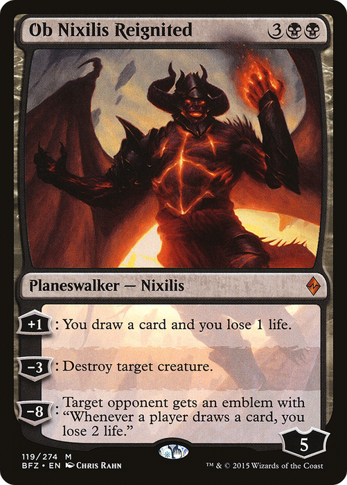 Ob Nixilis Reignited (BFZ-119) - mythic