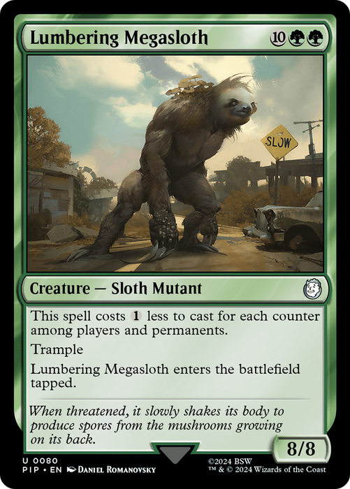 Lumbering Megasloth (PIP-080) - uncommon - Foil