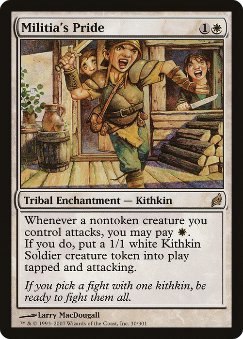 Militia's Pride (LRW-030) - rare - Foil