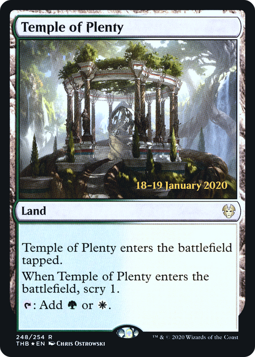 Temple of Plenty (PRE-248S) - rare - Foil