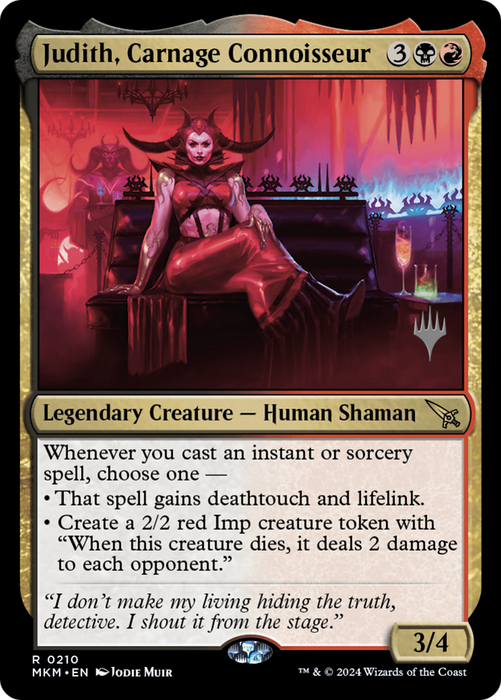 Judith, Carnage Connoisseur (PPMKM-210P) - rare - Foil