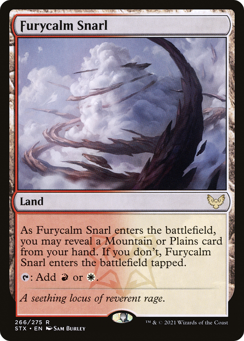 Furycalm Snarl (STX-266) - rare - Foil