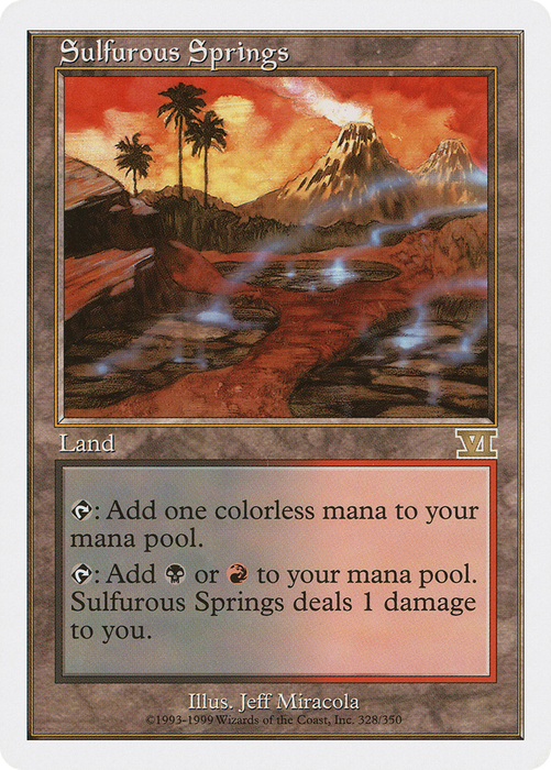 Sulfurous Springs (6ED-328) - rare
