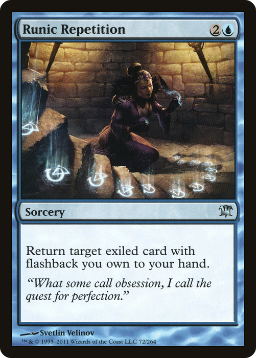 Runic Repetition (ISD-072) - uncommon - Foil