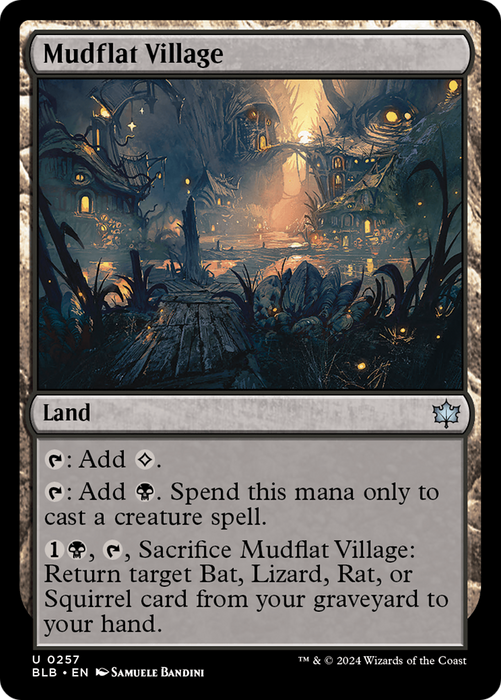 Mudflat Village (BLB-257) - uncommon