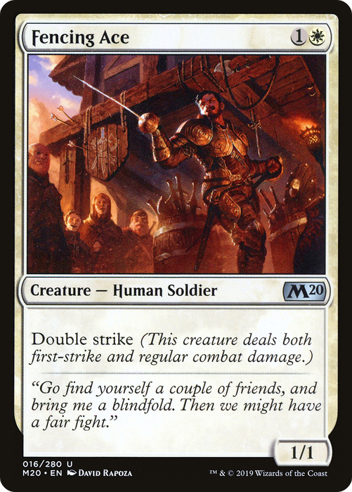Fencing Ace (M20-016) - uncommon - Foil