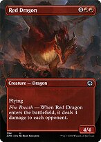 Red Dragon (AFR-294) - uncommon (Borderless) - Foil