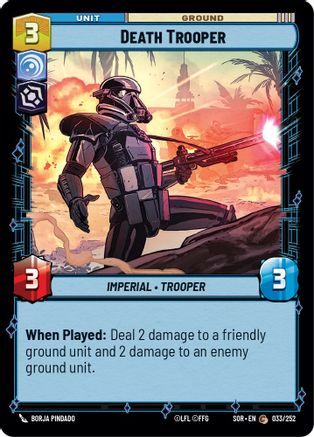 Death Trooper (033/252) - SOR - Common - Foil