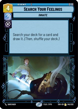 Search Your Feelings (042/252) - SOR - Rare