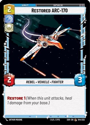 Restored ARC-170 (044/252) - SOR - Common