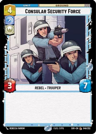 Consular Security Force (046/252) - SOR - Common